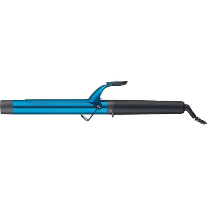 1 1/4 in. Nano Titanium Limited Edition Black and Blue Extended Barrel Curling Iron