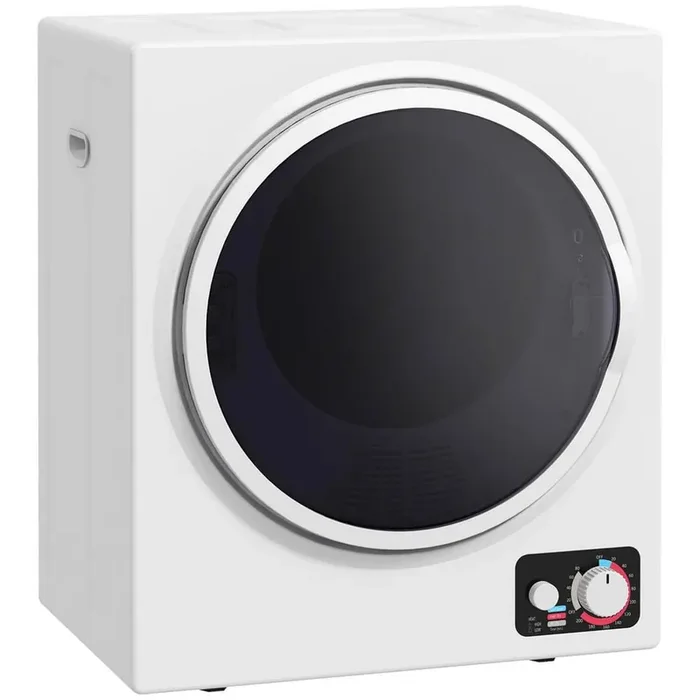 1.5 cu. ft. ventless Frontload Auto Portable Clothes Dryer in White with 5 Drying Modes, 850-W for Apartment or Dorm
