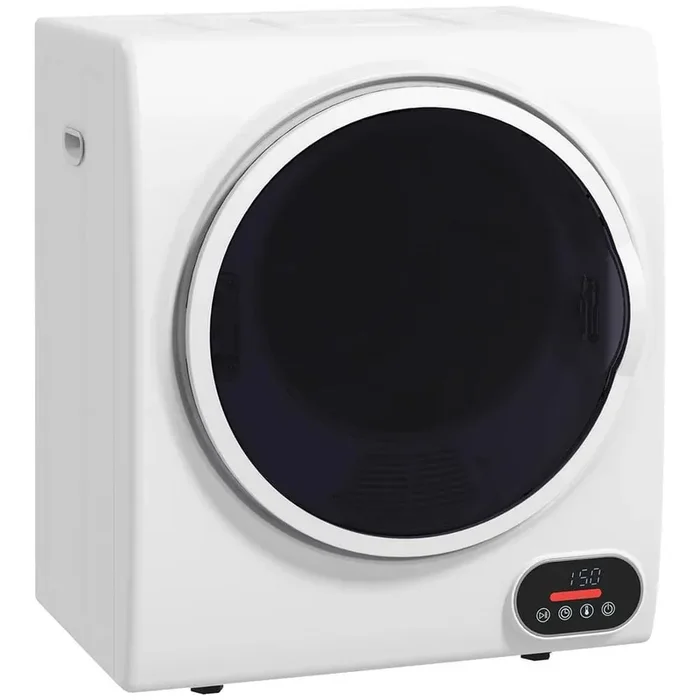 1.5 cu. ft. Ventless Frontload Electric Portable Clothes Dryer in White with Intelligent Drying,120-V for Apartment,Dorm