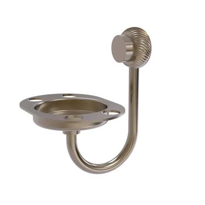 (1 Pack) Venus Collection Tumbler Holder/Toothbrush Holder in Antique Pewter with Twisted Accents