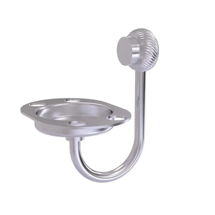 (1 Pack) Venus Collection Tumbler Holder/Toothbrush Holder in Satin Chrome with Twisted Accents