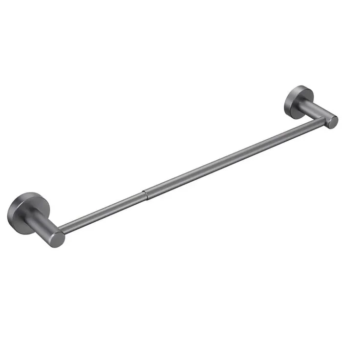 1-Piece Set Bath Hardware Set with Rack 18. 9 in. Gray