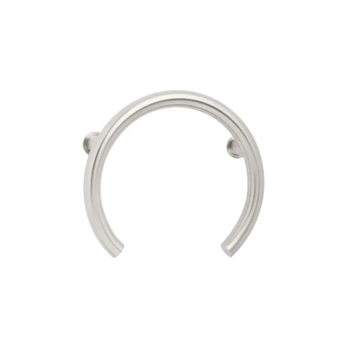 12 in. Huntington Shower Valve Grab Bar Front Mount, ADA Compliant, Polished