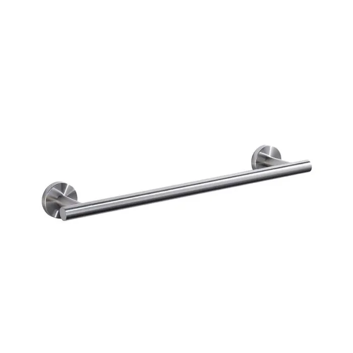 16 in. Wall Mounted Single Towel Bar in Brushed Nickel