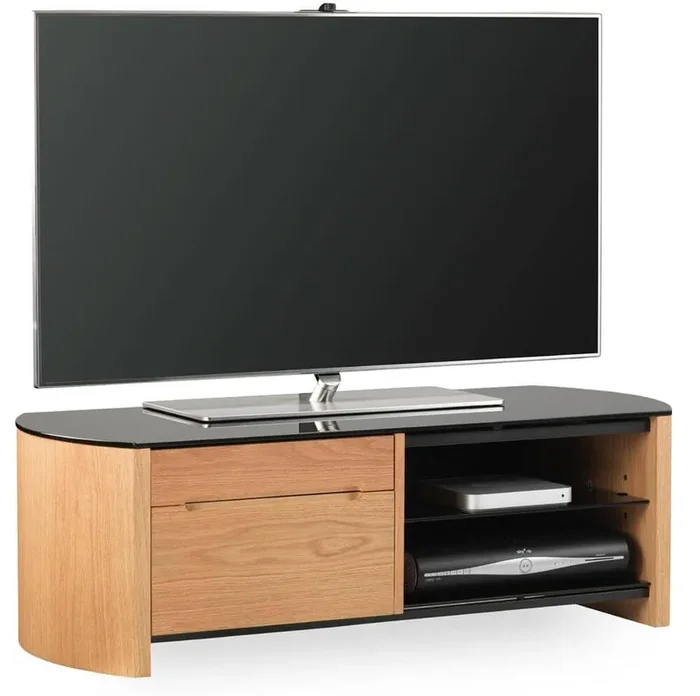 Alphason Finewoods FW1100CB-LO Light Oak TV Stand