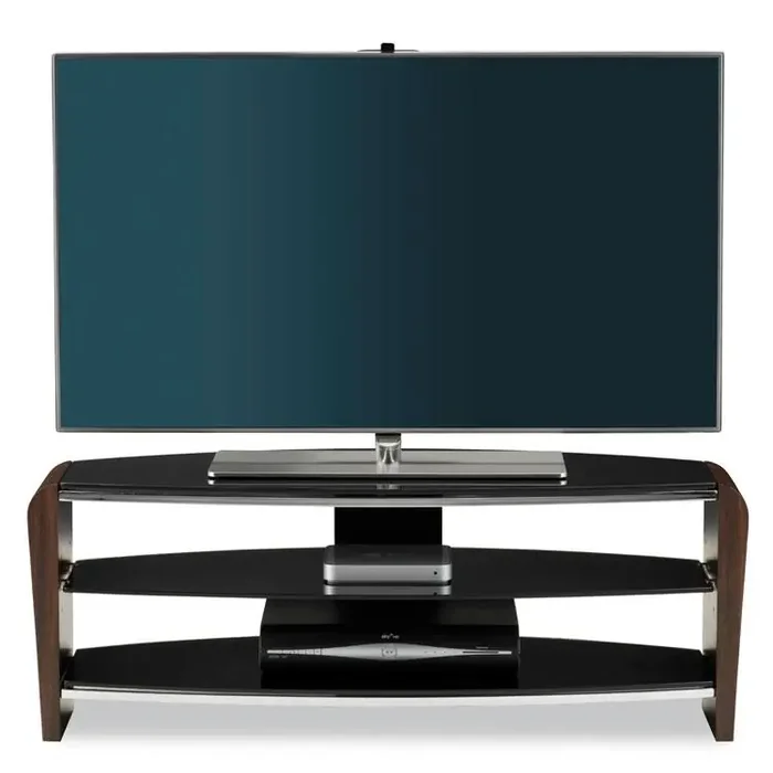 Alphason Francium Large Walnut TV Stand for up to 50″ TV‘s – FRN 1100/3-W
