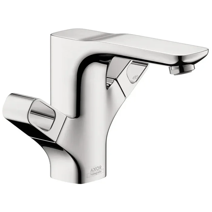 AXOR Urquiola Two Handle Single Hole Bathroom Faucet with Pop-Up Drain