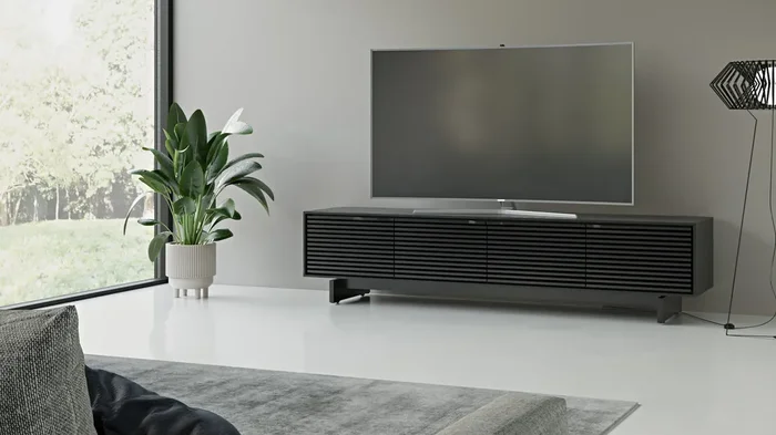 BDI Align 7473 Ebonised Ash TV Cabinet