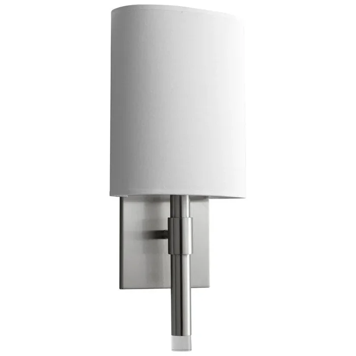Beacon Single-Light Wall Sconce – Satin Nickel