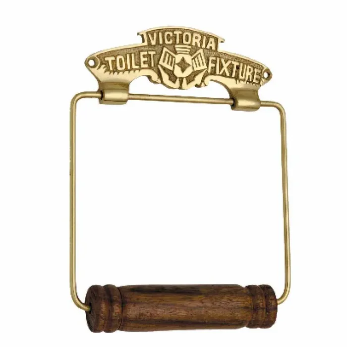 Cast Brass Toilet Paper Holder Stand Wall Mount Brass Finish Toilet Paper Roll Holder