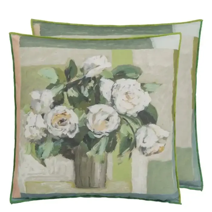 Celadon Vase Cushion Designers Guild