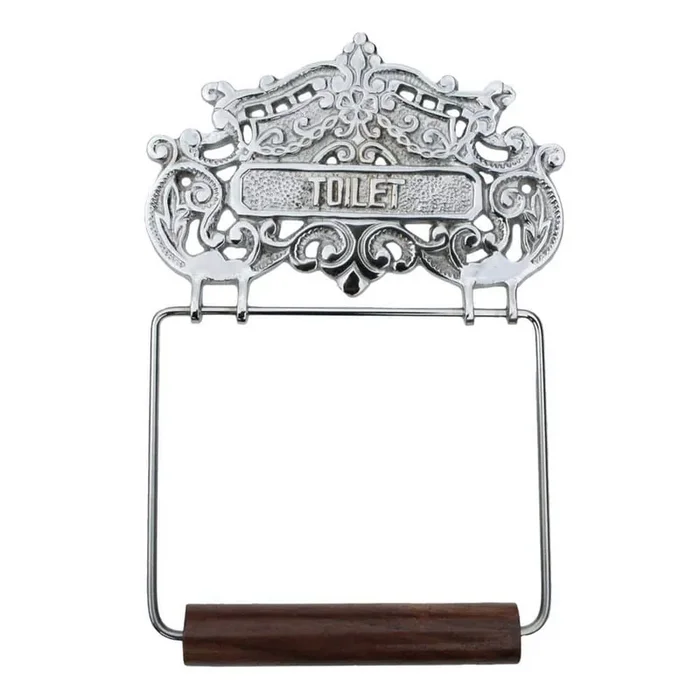 Chrome Plated Finish Brass Toilet Paper Holder Stand Wall Mount 6.25 in. Toilet Paper Roll Holder with Hardware