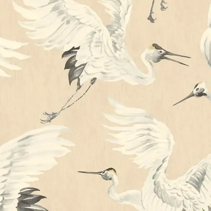 Dancing Crane Wallpaper Eijffinger