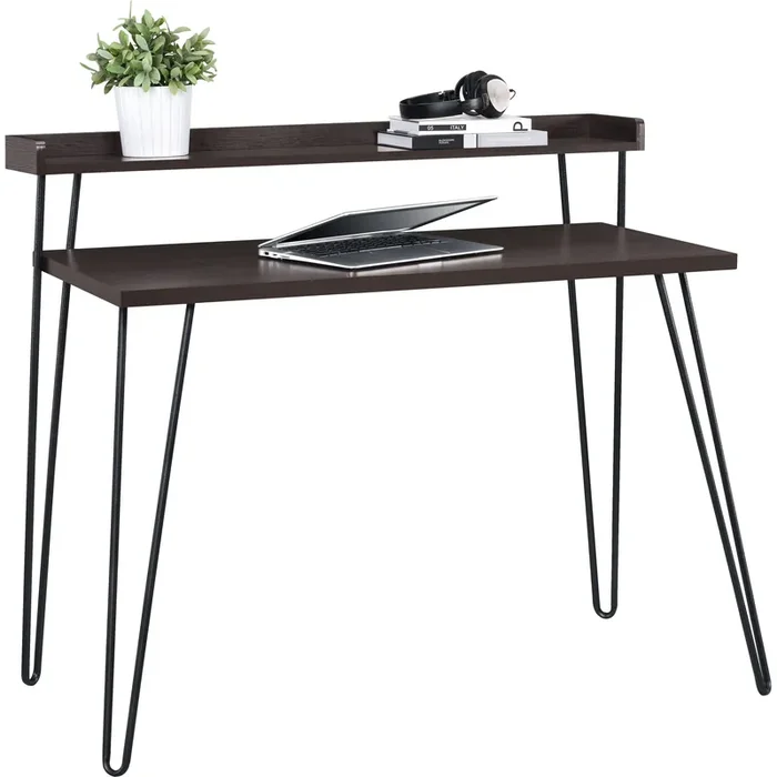 Dorel Home Haven Retro Desk in Espresso