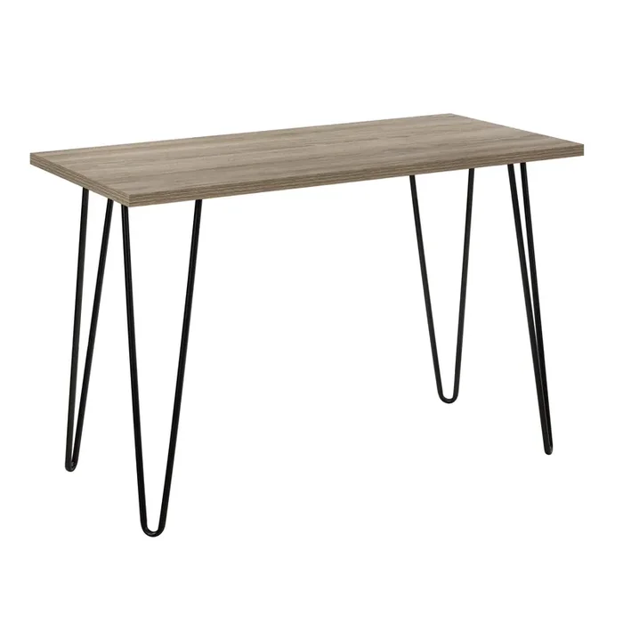 Dorel Home Owen Range Retro Desk in Rustic Oak