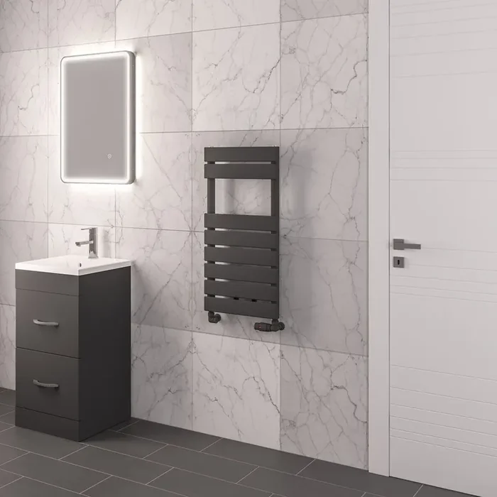 Eastbrook Addington Type 10 Designer Heated Towel Rail – Matt Anthracite