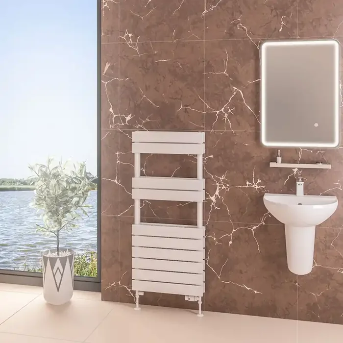 Eastbrook Addington Type 21 Designer Heated Towel Rail – Gloss White