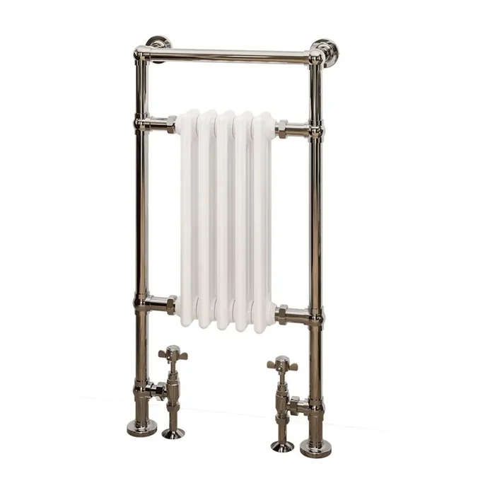 Eastbrook Avon Heated Towel Rail – 960mm x 500mm – Chrome/White