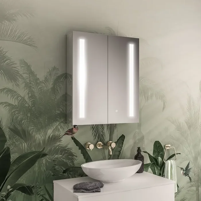 Eastbrook Castellano 2 Door LED Illuminated Mirror Cabinet