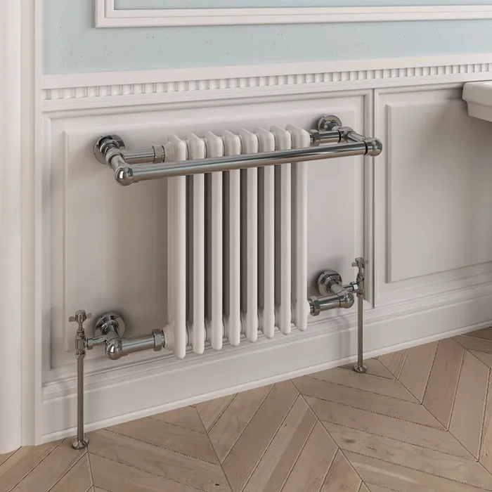 Eastbrook Coln Heated Towel Rail – 510mm x 680mm – Chrome/White