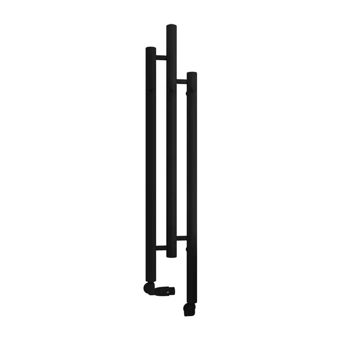 Eastbrook Portchester Designer Radiator – 1200mm x 260mm – Matt Black