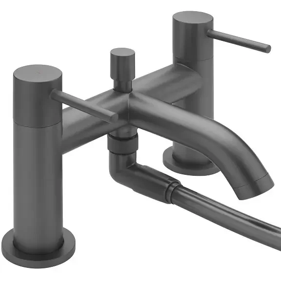 Ergo Graphite Grey Bath Shower Mixer & Kit