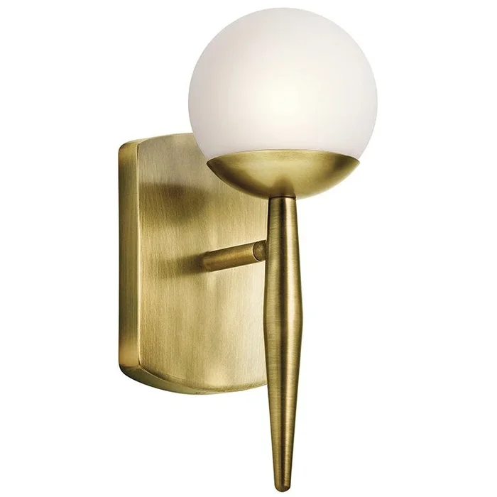 Jasper Single-Light Halogen Bathroom Wall Sconce