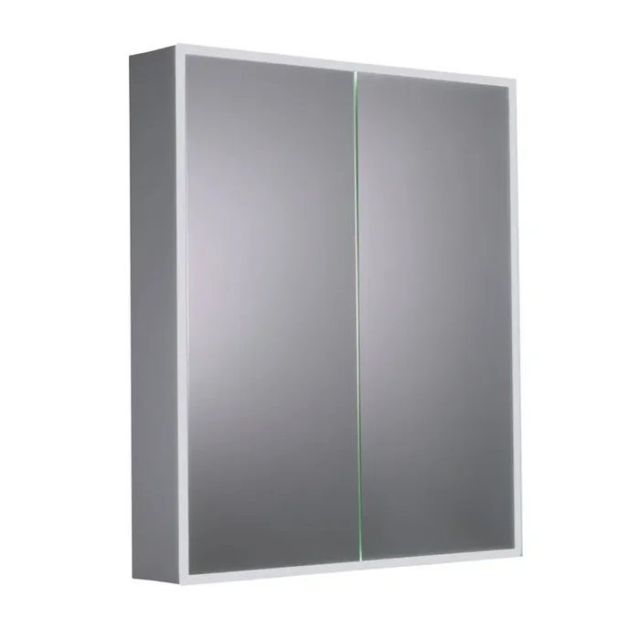 JTP Aspect 2 Door Mirrored Cabinet With Shaver Socket – Various Width