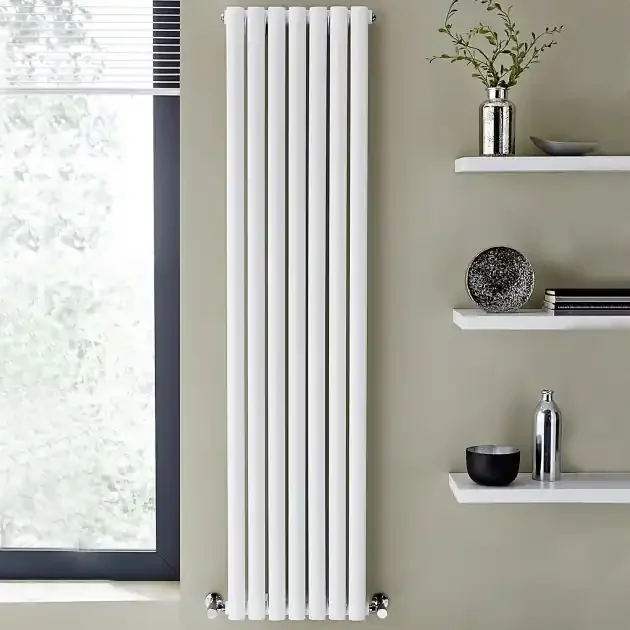 Kartell Aspen Vertical Single Panel Vertical Designer Radiator – White