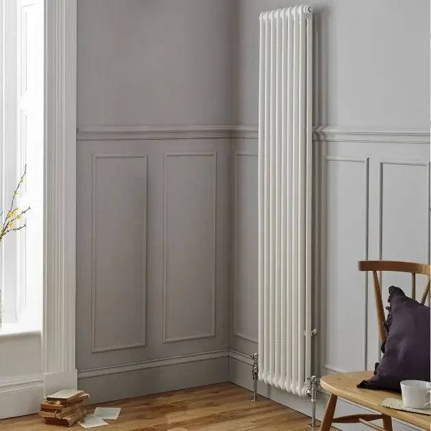 Kartell Laser Klassic 2-Column Vertical Column Radiator – White