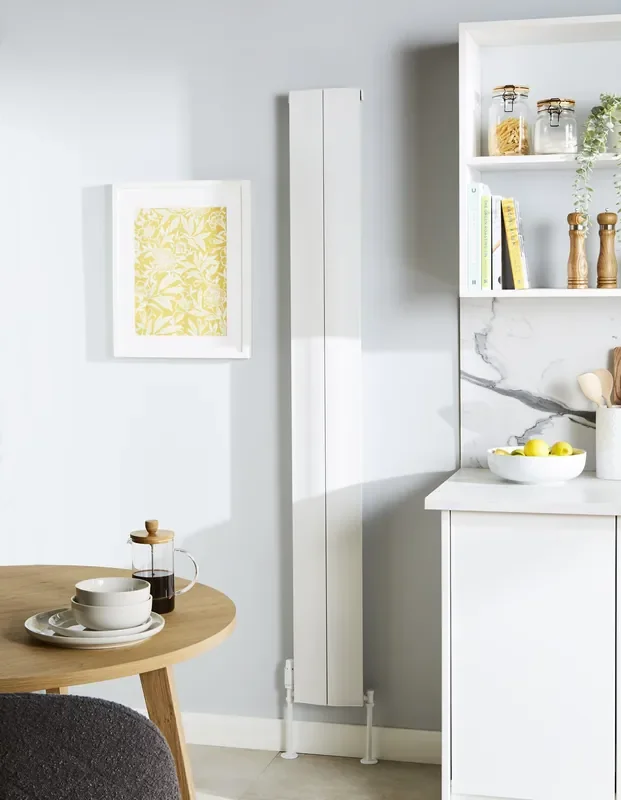 Kartell Vancouver Single Panel Vertical Designer Radiator – White