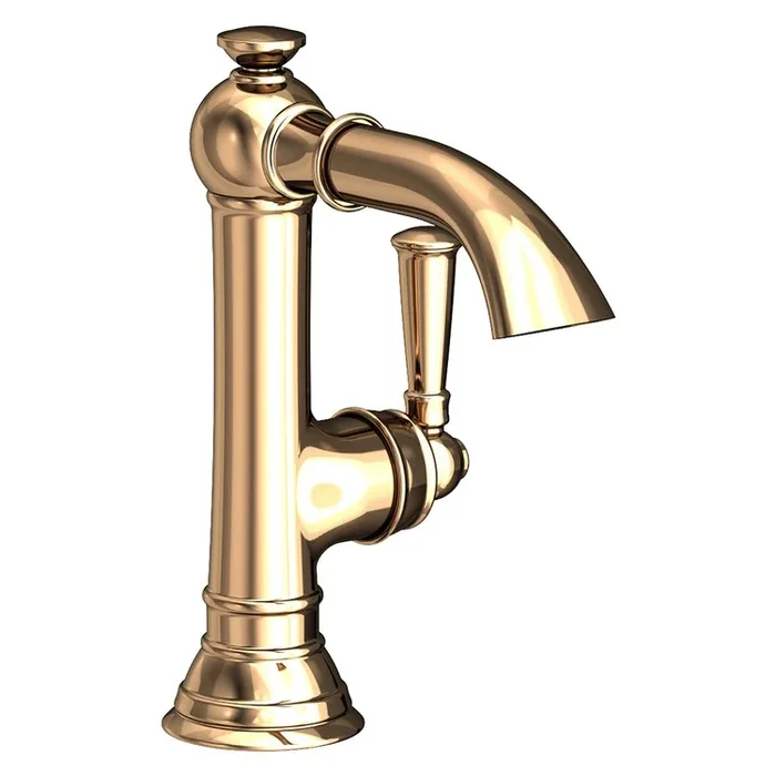 Lavatory Faucet Aylesbury 1 Lever ADA French Gold PVD 1.2 Gallons per Minute Brass Spout Height 5-7/16 Inch