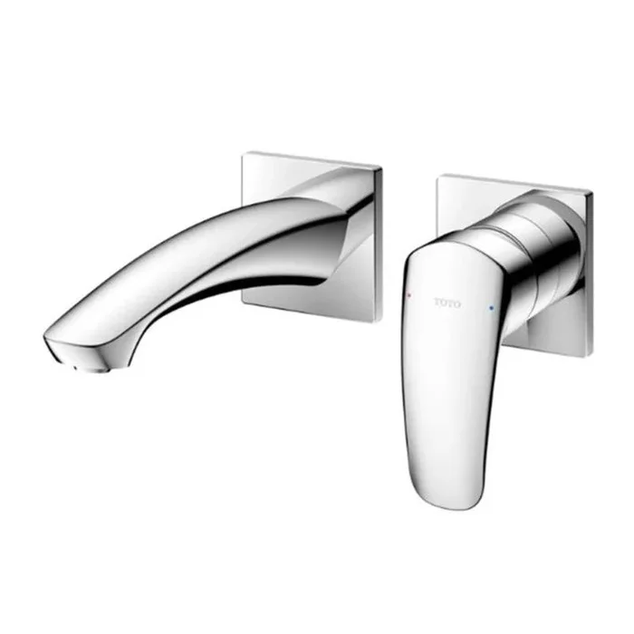Lavatory Faucet GM Wall Mount Short 1 Lever ADA CALGreen/WaterSense Polished Bronze 1.2 Gallons per Minute
