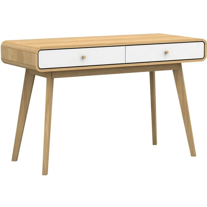 LOFT24 Cassie Desk – Oak & White
