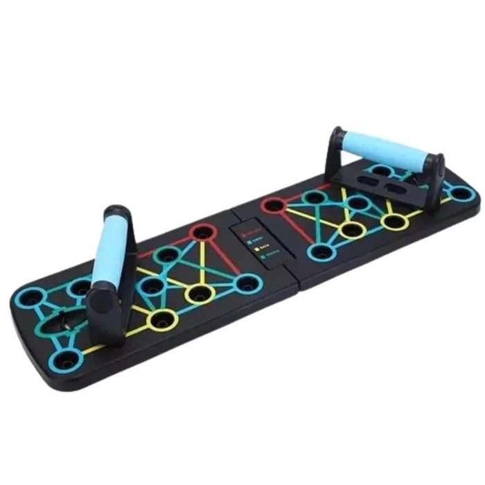 Multi-Functional Detachable Push Up Board in Black, Home Workout Accessories