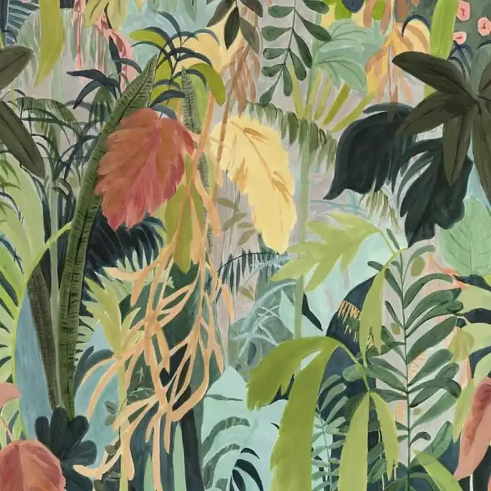 Rainforest panoramic wallpaper Thibaut