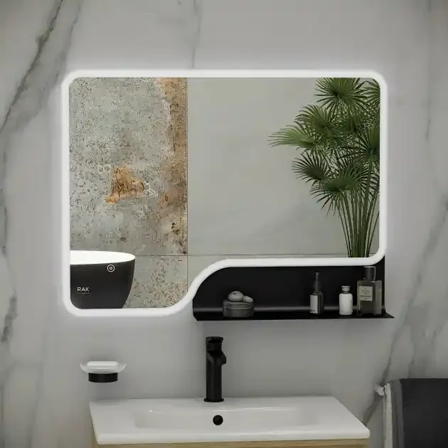 RAK Ornate LED Illuminated Mirror With Demister Pad