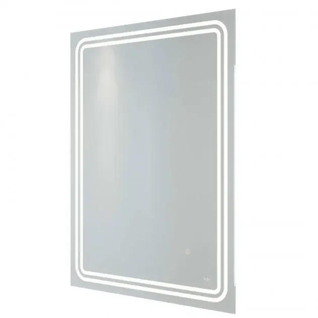 RAK Pluto LED Illuminated Mirror With Switch And Demister Pad – 800mm x 600mm