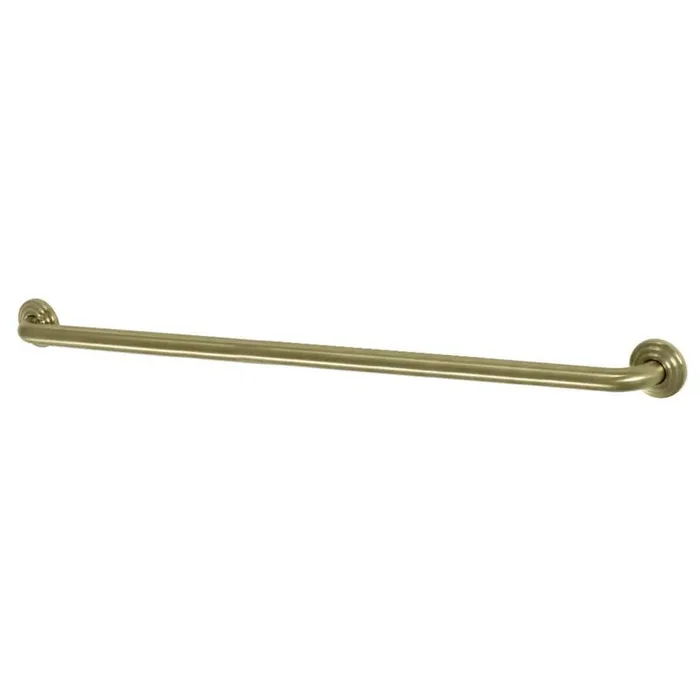 Restoration 36 in. x 1-1/4 in. Grab Bar in Brushed Brass