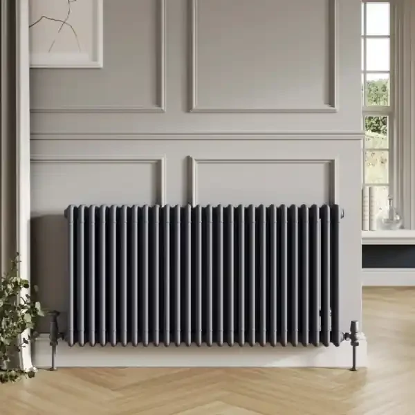 Scudo 3 Column Horizontal Designer Radiator – Anthracite