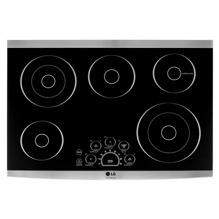 STUDIO 30 in. 5 Elements Radiant Electric Cooktop in Stainless Steel with SmoothTouch Controls