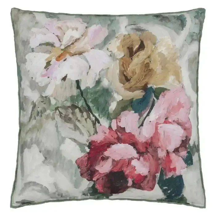 Tapestry Flower Velvet Cushion Designers Guild