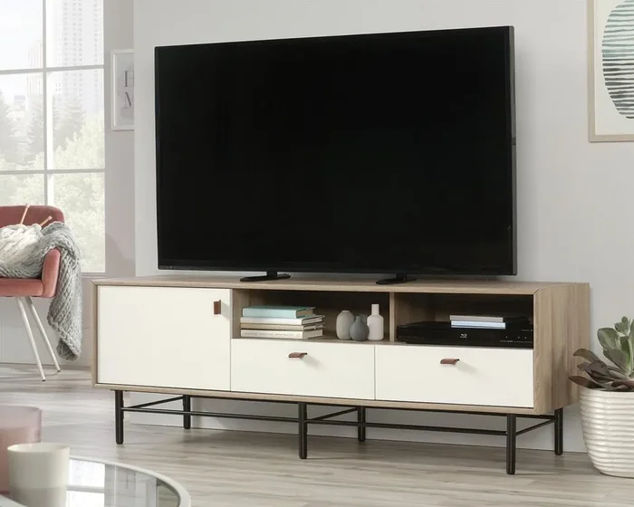 Teknik AVON LEATHER HANDLED TV STAND/CREDENZA (5422051)