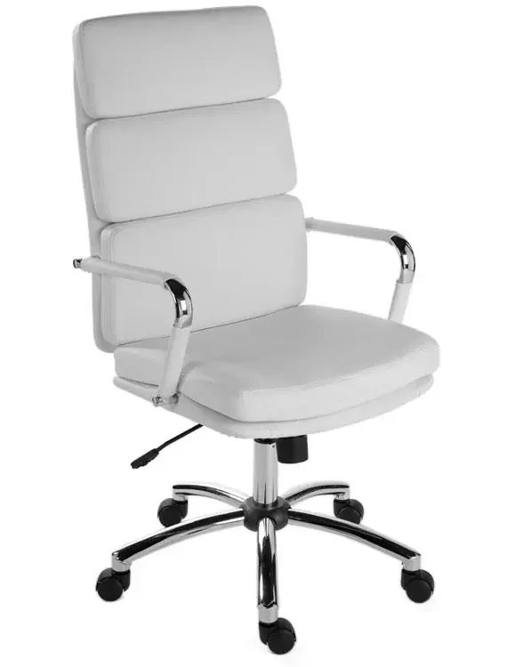 Teknik Deco White Leather Executive Chair (1097WH)