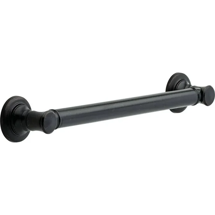 Traditional 18 in. x 1-1/4 in. Concealed Screw ADA Compliant Bathroom Shower Grab Bar in Venetian Bronze