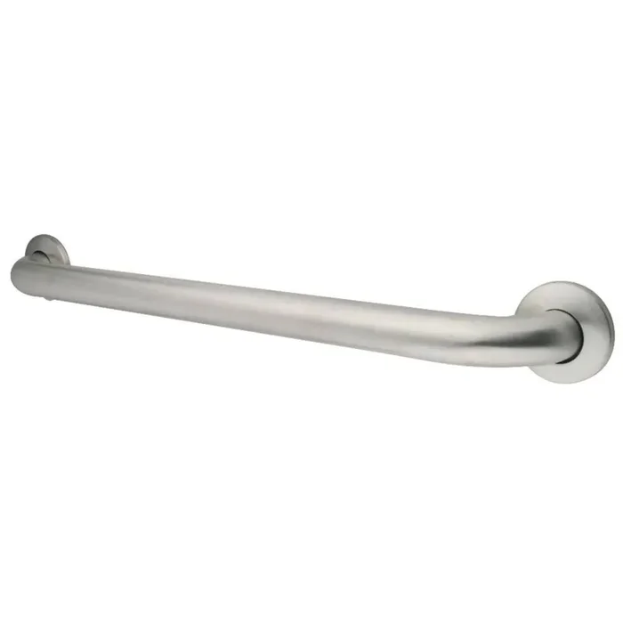 Traditional 24 in. x 1-1/2 in. Grab Bar in Brushed Nickel