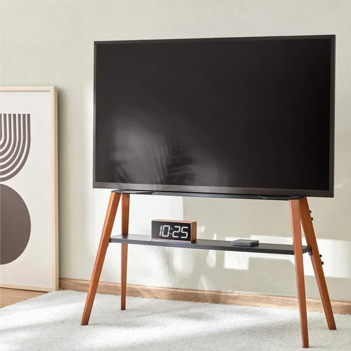 TTAP Roma-Dark TV Stand with Bracket for up to 75″ TVs