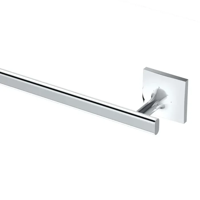 Waterline 24 in. Wall Mounted Towel Bar in Chrome