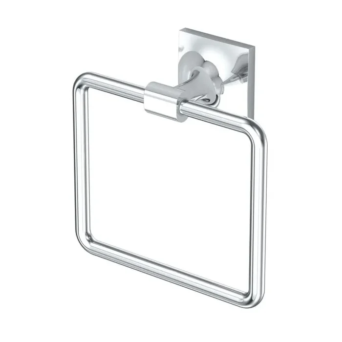 Waterline Wall Mounted Towel Ring in Chrome