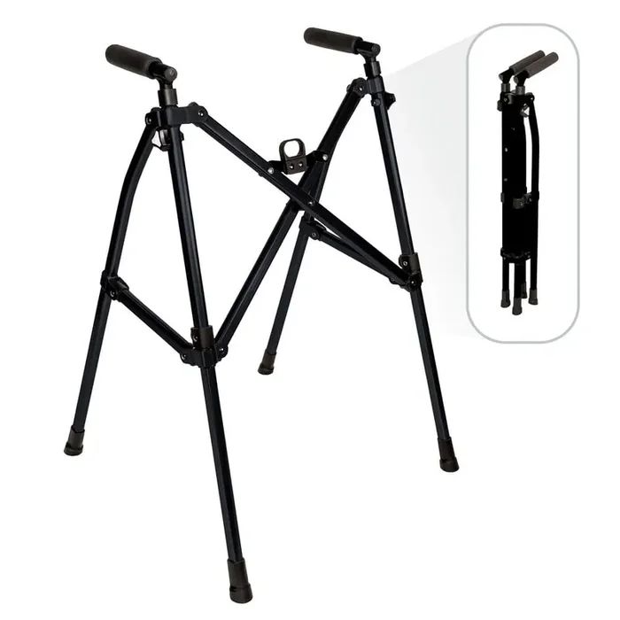 Wonder Walker Lite, Light-Weight Folding Walker for Seniors in Matte Black